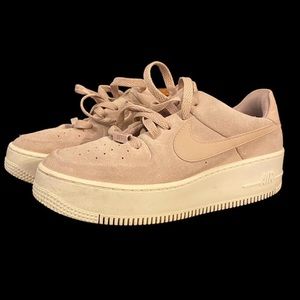 Almost New Pink Airforces 1s